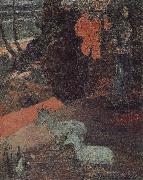 Paul Gauguin There are two sheep Sweden oil painting artist